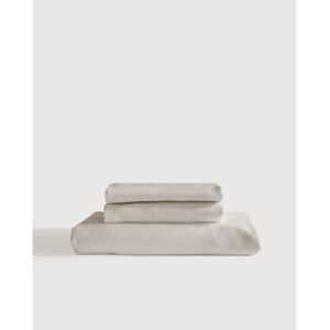 Quince Bamboo Fitted Sheet Set in Sand